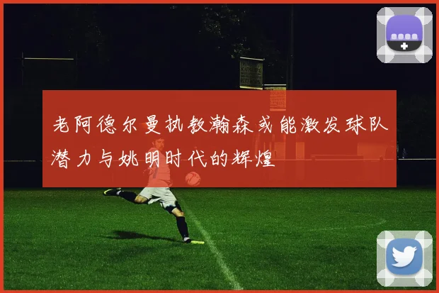 老阿德尔曼执教瀚森或能激发球队潜力与姚明时代的辉煌