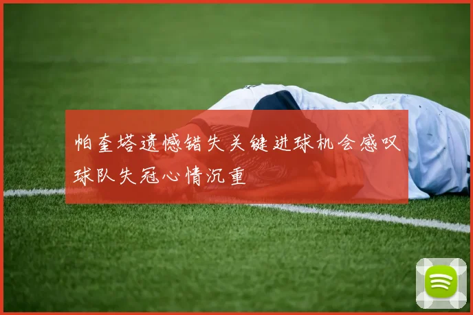 帕奎塔遗憾错失关键进球机会感叹球队失冠心情沉重